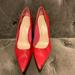 Nine West Shoes | Nine West Women's Pencil Heels Shoes Size 8.5 Medium Color Red | Color: Red | Size: 8.5
