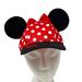 Disney Accessories | Disneyland Minnie Mouse Hat With Ears Euc | Color: Red/White | Size: Osbb