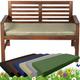 Garden Bench Cushion – 3 Seater Bench Seat Pad – 143 x 52 CM – 6 CM Thick – Weather & Water Resistance Fabric – Long Garden Chair Patio Pub Furniture Cushion Outdoor/Indoor (3 SEATER, SAND)