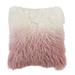 Mercer41 Chyrel Wool Abstract Lumbar Pillow Polyester/Polyfill in Pink | 16 H x 16 W x 5 D in | Wayfair 329BB0E5BFC44EBD888AB7C41FF904CB