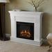 Chateau 41" Electric Fireplace by Real Flame, Solid Wood in White | 19.875 H x 8.75 W x 23.375 D in | Wayfair 102