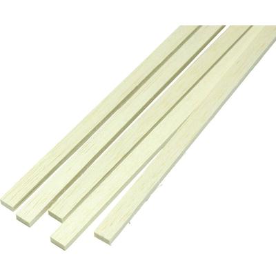 Modellbau Balsa-Leiste (l x b x h) 1000 x 4.0 x 4.0 mm 10 St. - Pichler