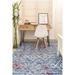 Furnish My Place Geometric Print Rug - Light Blue, Moroccan Rug