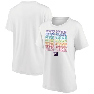 New York Giants Pride Graphic T-Shirt – Weiß – Damen Image