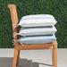 Single-piped Outdoor Chair Cushion - Seaglass, 23-1/2"W x 19"D - Frontgate