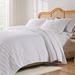 Ruffled Quilt And Pillow Sham Set by Greenland Home Fashions in White (Size 2PC TWIN/XL)