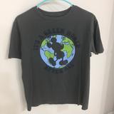 Disney Tops | Disney Store It’s A Green World After All Mickey Mouse Tee Shirt, Size Small | Color: Green | Size: S
