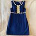 Lilly Pulitzer Dresses | Lilly Pulitzer Cocktail Dress | Color: Blue/Gold | Size: 4