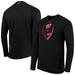 Men's Under Armour Black Wisconsin Badgers Football Icon Raglan Long Sleeve T-Shirt