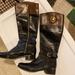 Michael Kors Shoes | Michael Kors Leather Boots | Color: Black/Brown | Size: 8.5