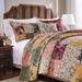 Antique Chic Quilt And Decorative Pillow Set by Greenland Home Fashions in Multi (Size TWINXL 4PC)