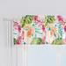 Tropics Window Valance by Barefoot Bungalow in Coral