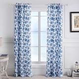 Pebble Beach Window Curtain Panel Pair by Barefoot Bungalow in Blue