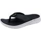 Skechers Men's GO CONSISTENT Sandal SYNTHWAVE Flip-Flop, BLK, 9.5 UK