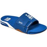 Men's REEF Los Angeles Dodgers Fanning Slide Sandals