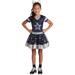 Girls Youth Navy Dallas Cowboys Tutu Tailgate Game Day V-Neck Costume