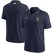 Men's Nike Navy Milwaukee Brewers Authentic Collection Striped Performance Pique Polo