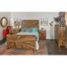 AFD Home Solid Wood Sleigh Bed Wood in Brown | 80 H x 80 W x 84 D in | Wayfair JHL-GP-6041