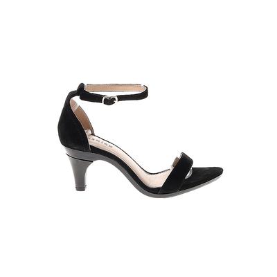 Fashion Heels: Black Solid Shoes...