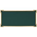 Montague Metal Products Inc. New Yorker 1 Line Address Plaque Metal | 9.25 H x 17 W x 0.25 D in | Wayfair PCS-0027S1-W-HGG