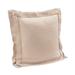 HiEnd Accents Double Flanged Washed Linen Pillow Cover & Insert 20 x 20 Down/Feather in Pink | 20 H x 20 W x 24 D in | Wayfair FB1827P4-OS-BH