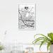 17 Stories Guangzhou (Traditional Chinese) City Map Graphic Art Paper in White/Black | 17 H x 11 W x 0.05 D in | Wayfair