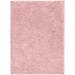 White 63 x 47 x 1.8 in Area Rug - Well Woven kids Elle Basics Emerson Plain Textured Pink Shag Area Rug | 63 H x 47 W x 1.8 D in | Wayfair ELL-19-4