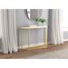 Entryway Table/Console Table-44"Long/Marble with Gold Metal - 44" x 9" x 29.15 "