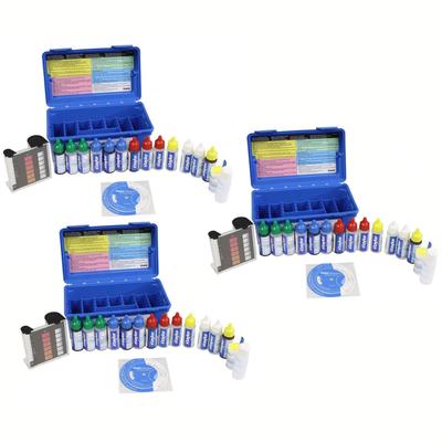 Taylor K2006 Swimming Pool Water FAS-DPD Chlorine pH Alkaline Test Kit (3 Pack) - 2
