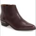 Coach Shoes | Coach ‘Montana’ Oxblood Leather Side Zip Booties | Color: Purple/Red | Size: 6.5