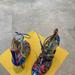 Nine West Shoes | Colorful Laced High Heel Sandals | Color: Blue/Purple | Size: 6.5