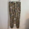 Anthropologie Pants & Jumpsuits | Anthropologie Size 25 Jefferson Slim Camo Utility Button Fly Pants | Color: Green/Tan | Size: 25