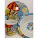 Disney Dining | Disney's Olaf The Snowman From Frozen Plate/Bowl/Cup Set | Color: Blue/Red | Size: See Description
