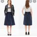 Madewell Skirts | Madewell Silk A-Line Skirt | Color: Blue | Size: 6