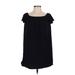 ASOS Casual Dress - Shift: Black Solid Dresses - Women's Size 4