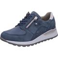 Waldläufer Womens H64007 500 263 Hiroko-Soft Denver Lace-Up Trainers 5.5 UK Denim Blue