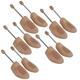 Delfa Set of 5 pairs Shoe Trees with spiral spring Sz. 3,5/4, made of wood, excellent moisture absorption