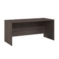 Ridgeley 65W Desk Shell in medium gray maple - Bestar 152400-000141