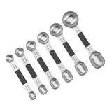 Cuisinart 6-Piece Stainless Steel Measuring Spoon Set Stainless Steel in Black/Gray | 1.52 H x 1.7 W x 6.4 D in | Wayfair CTG-00-6MSP