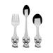 Mikasa Theodore 3-Piece 18/10 Stainless Steel Baby Feeding Set Stainless Steel in Gray | Wayfair 5219364