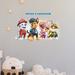 Room Mates Paw Patrol Peel & Stick Giant Wall Decal Vinyl in Brown/Red/Yellow | 16.97 H x 32.24 W in | Wayfair RMK5122GM