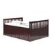 Storkcraft Marco Island Captain's Bed w/ Trundle Bed & Drawers Wood in Brown | 35.5 H x 43.9 W x 78.1 D in | Wayfair 09640-329