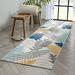 118 x 31 x 0.3 in Area Rug - Well Woven Dorado Mariah Floral Gray Indoor/Outdoor Hi-Lo Area Rug, Polypropylene | 118 H x 31 W x 0.3 D in | Wayfair