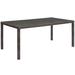 Conduit 70" Outdoor Patio Wicker Rattan Dining Table