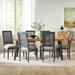 Belknap Fabric and Wood 7 Piece Dining Set by Christopher Knight Home