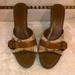 Coach Shoes | Coach Merridith Wedge Heel Signature Tan/Suede Size 10 | Color: Brown/Tan | Size: 10