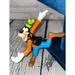 Disney Toys | Disney's ~ Goofy Running Figure ~ Mcdonald's ~ 4 Inch ~Vintage | Color: Blue/White | Size: Na