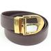 Louis Vuitton Accessories | Louis Vuitton 110/44 Bordeaux Taiga Leather Ceinture Belt 96lk412s | Color: Brown | Size: 39.5"L X 0.1"W X 1.1"H