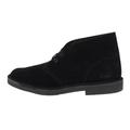 Clarks Desert Boot Evo Suede Boots In Black Standard Fit Size 7.5
