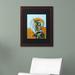 Trademark Fine Art 'Segmented Man II' Craig Snodgrass Framed Painting Print on Canvas Canvas, Wood | 14" H x 11" W x 0.5" D | Wayfair
